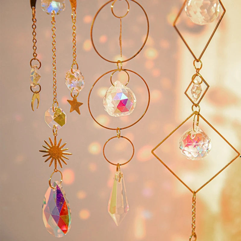 Handcrafted Crystal Suncatcher – Rainbow Maker for Meditation and Tranquil Spaces, Indoor/Outdoor Décor 7