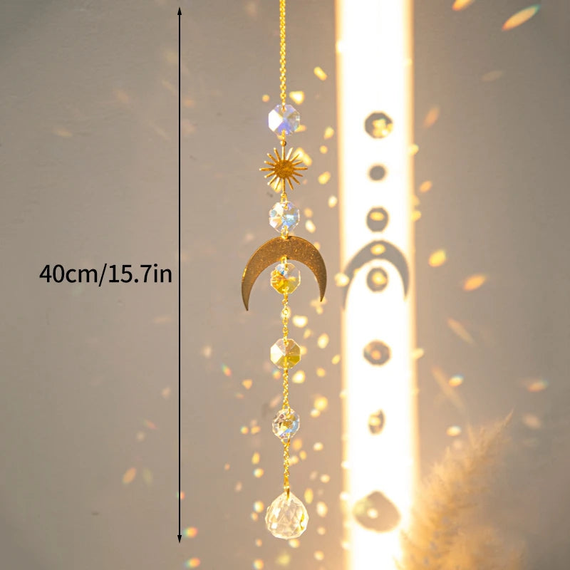 Handcrafted Crystal Suncatcher – Rainbow Maker for Meditation and Tranquil Spaces, Indoor/Outdoor Décor 9