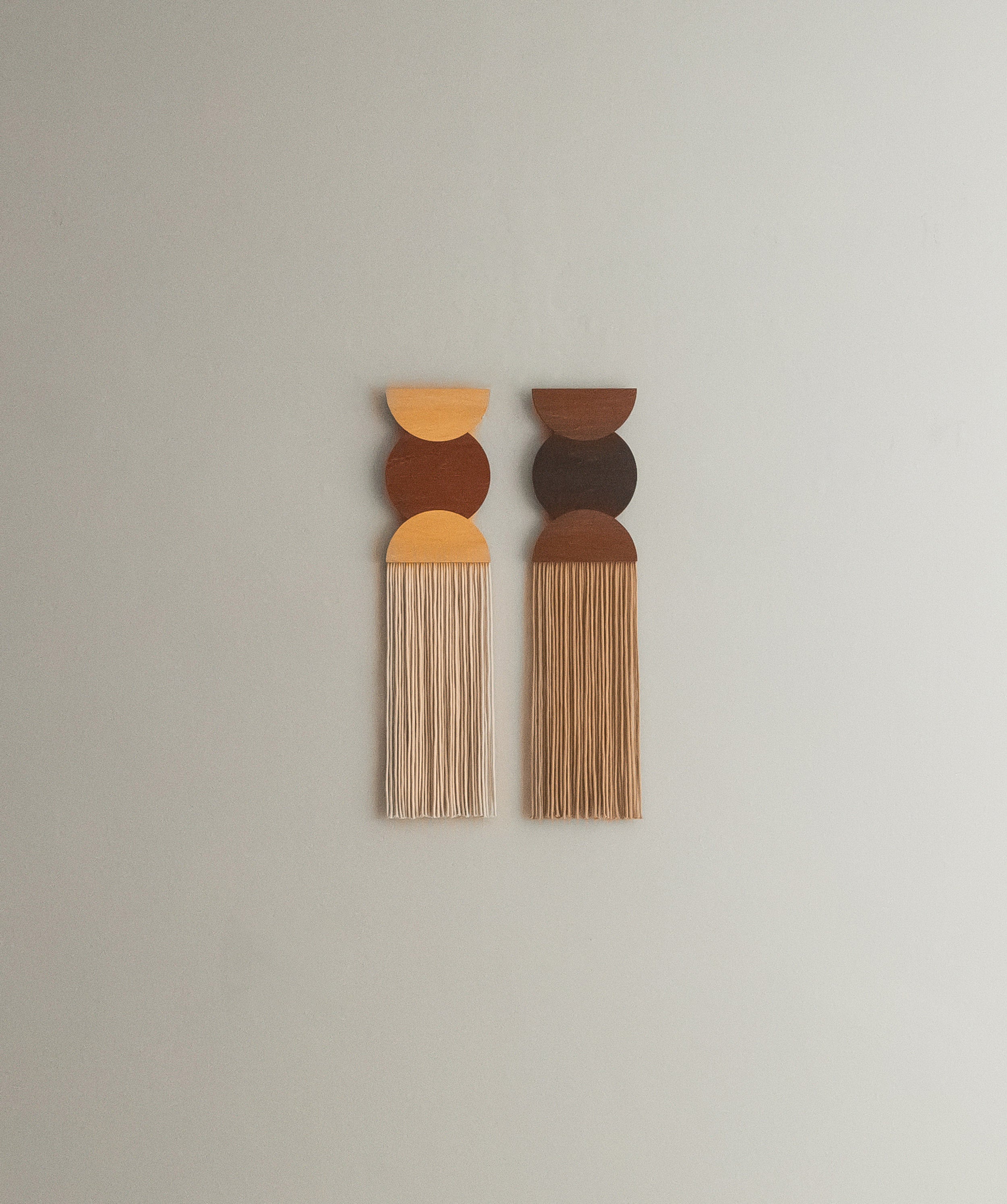 Handmade Cotton Macrame Wall Hanging - Geometric Moon Phases Wall Art Decor for Living Room 4