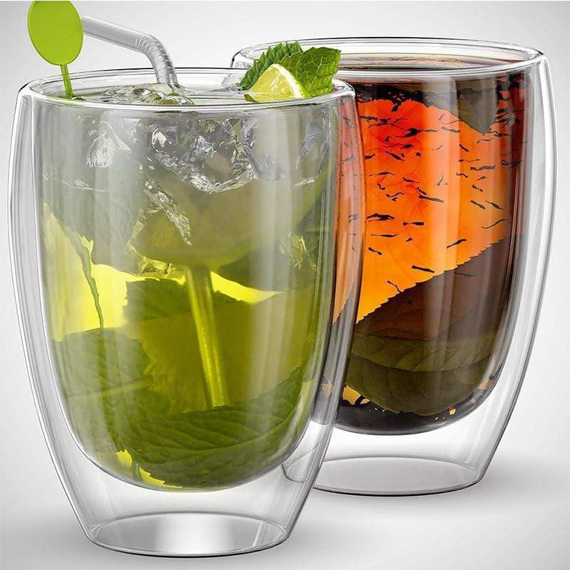 Heat Resistant Glass for Hot Beverages β Elegant 12 oz Clear Drinkware, Durable and Dishwasher Safe 1