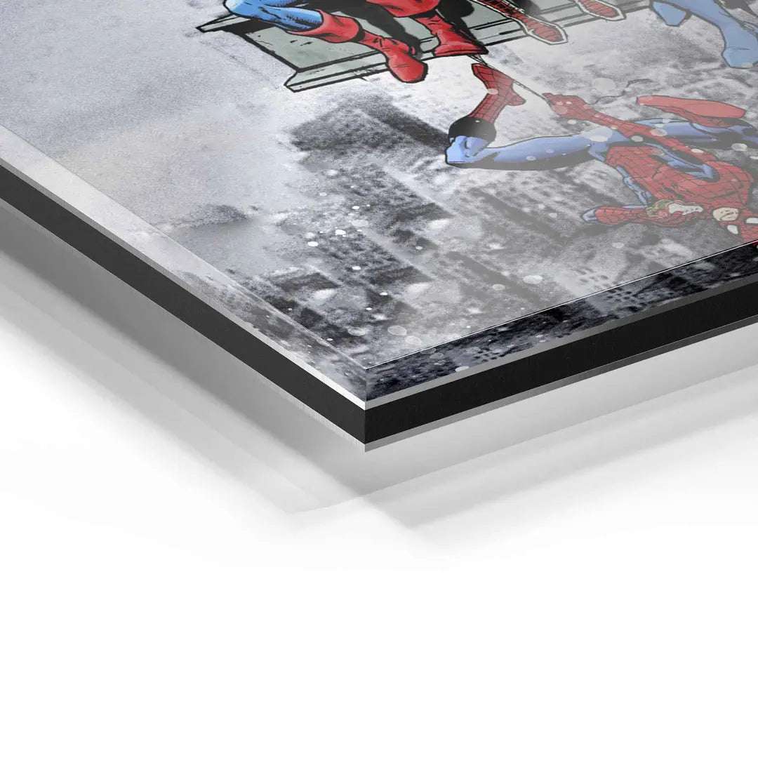 Heroes on Beam Fine Art Print – Superheroes Artwork with Exceptional Quality and Detail, Gallery Hanging Included 5