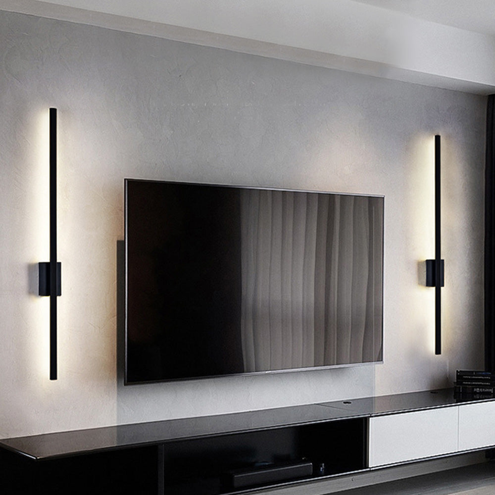Industrial Minimalist LED Wall Light - Iron Wall Sconce for Modern Living Room and Hallway Illumination 4