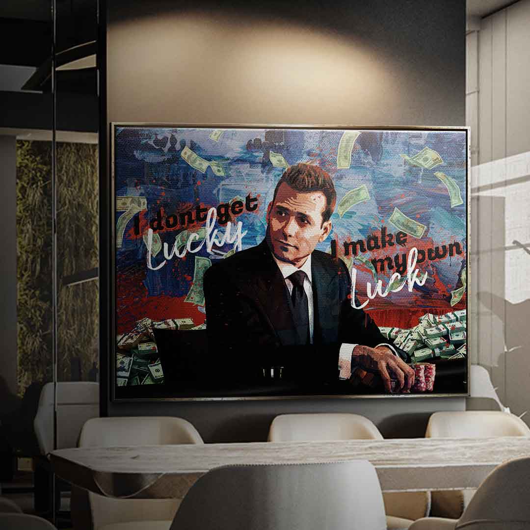 Inspirational Canvas Wall Art - I Make My Own Luck - Ready to Hang Motivational Canvas Prints for Home Wall Decor 2