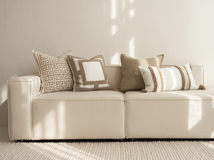 Isabelle Tufted Cushion Cover 100% Cotton, 45x45 & 50x50 cm, Soft Texture Sofa Cushion Covers for Stylish Home Decor 3