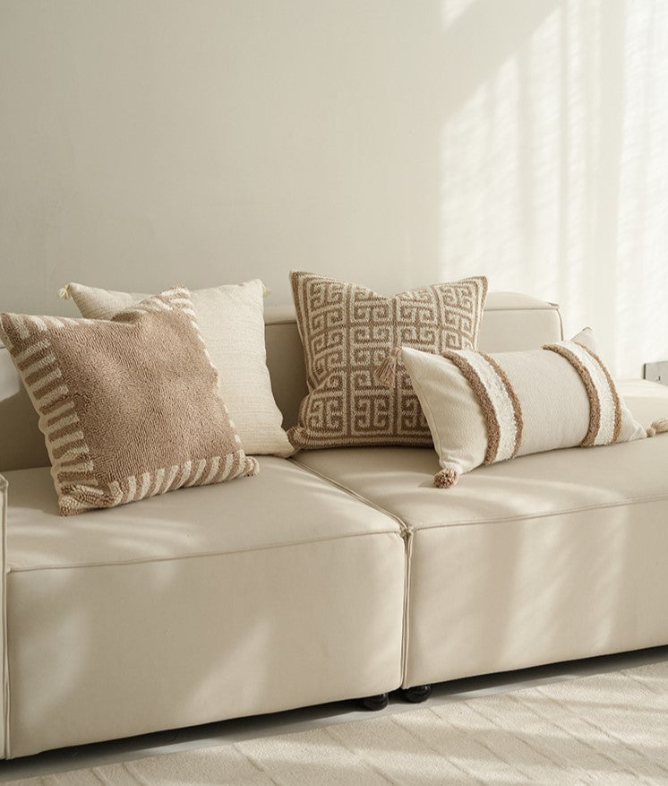 Isabelle Tufted Cushion Cover 100% Cotton, 45x45 & 50x50 cm, Soft Texture Sofa Cushion Covers for Stylish Home Decor 7