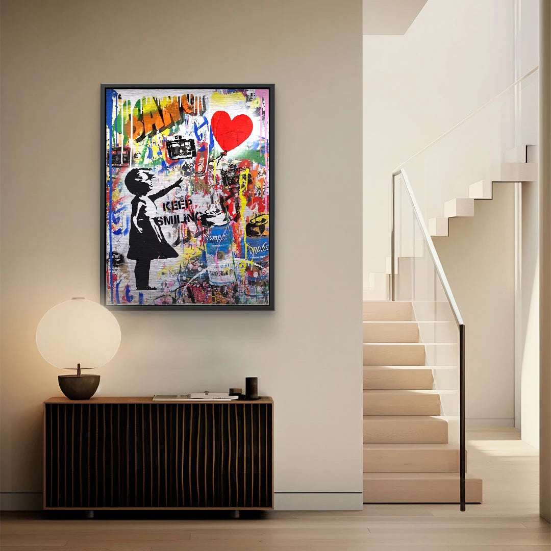 Keep Smiling Fine Art Print – High-Quality Art Print with Vibrant Colors and Precision Detail, Ready for Mounting 4