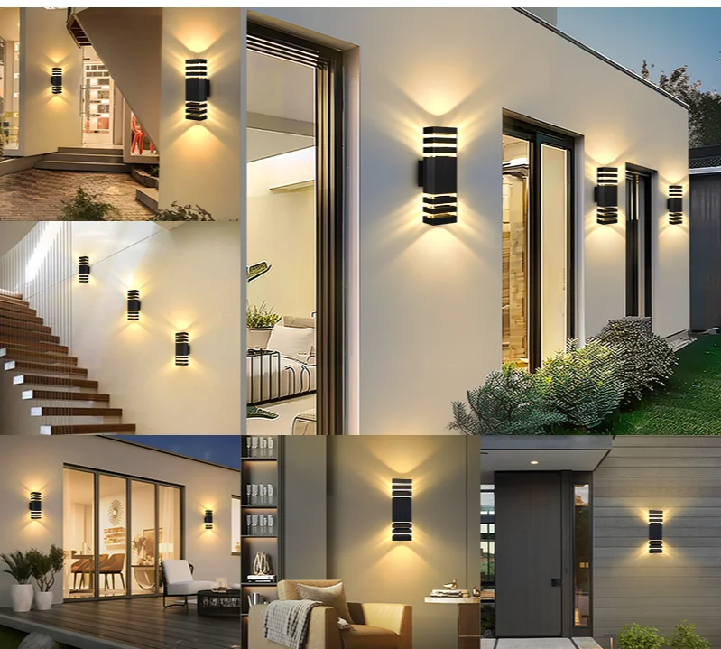 LED Wall Lamp E27 Indoor Outdoor Light for Porch and Hallway