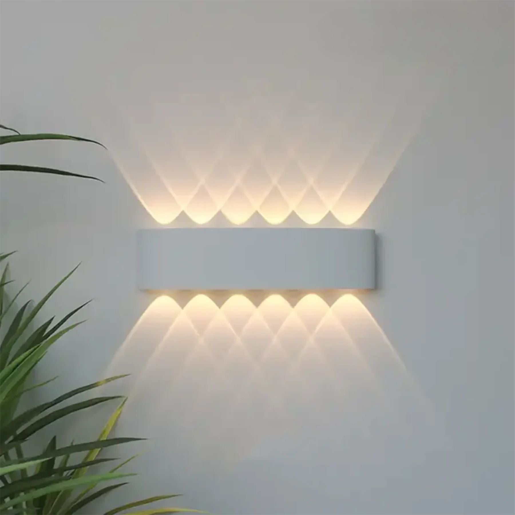 LED Wall Lamp with Focused Light for Indoor and Outdoor Walls