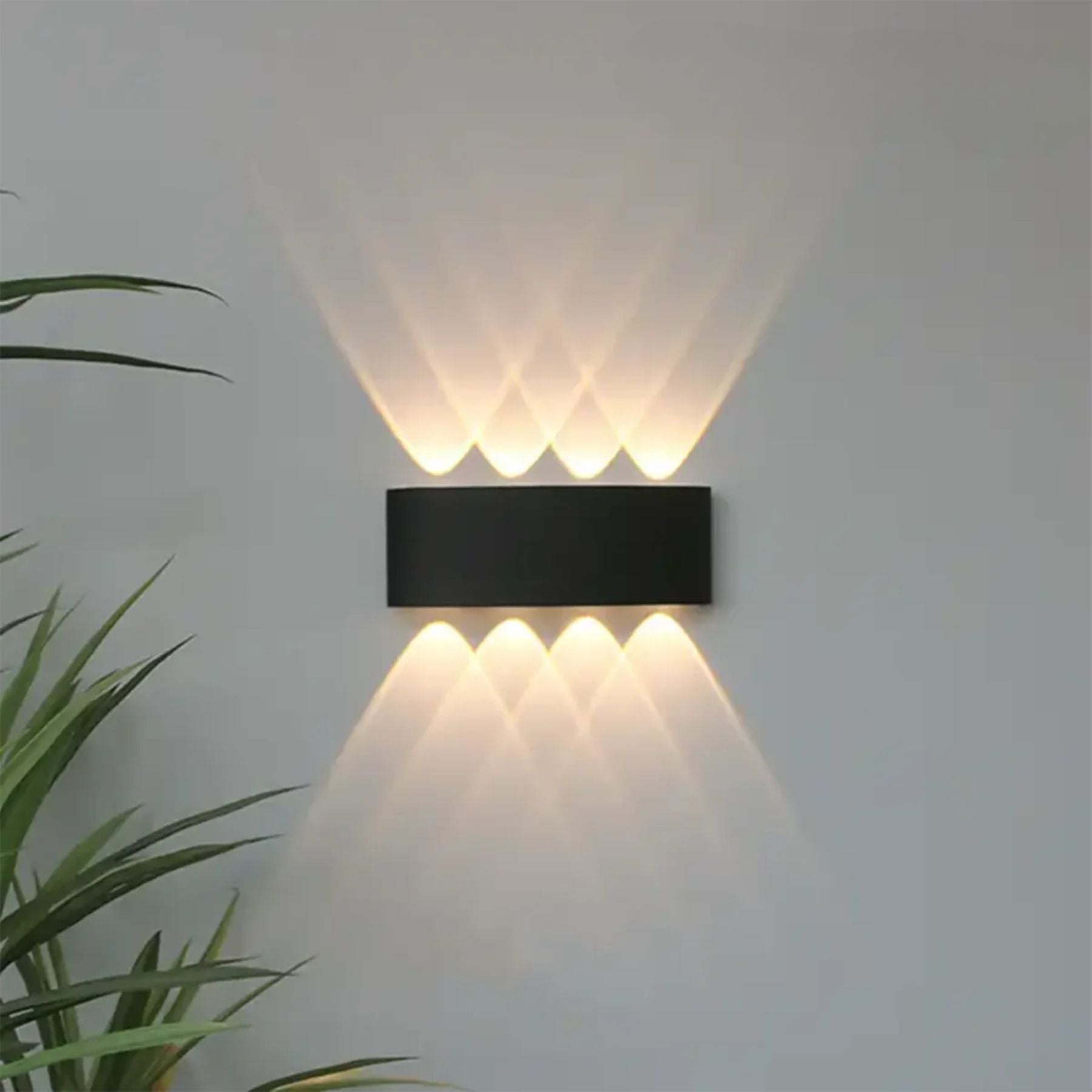 LED Wall Lamp with Focused Light for Indoor and Outdoor Walls