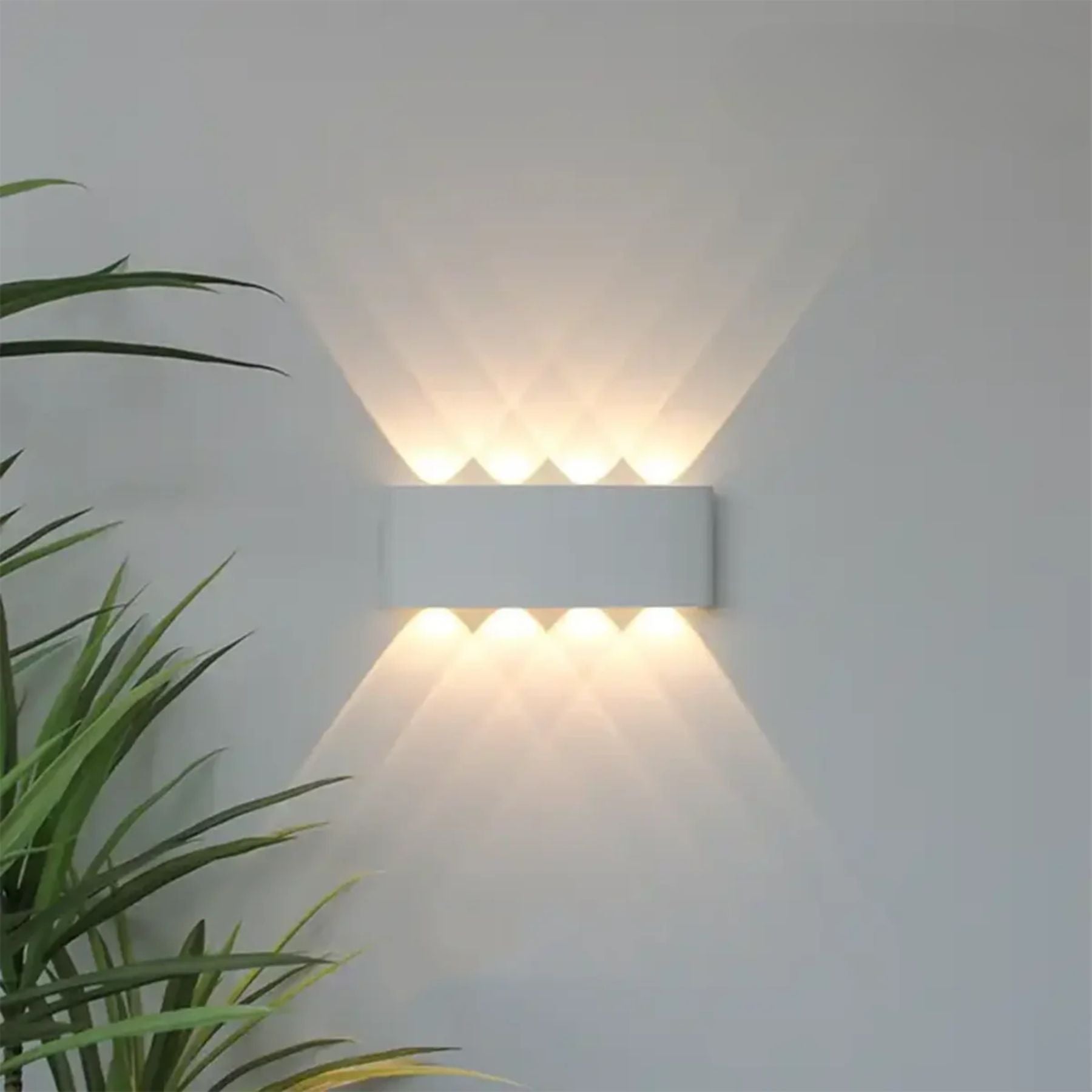 LED Wall Lamp with Focused Light for Indoor and Outdoor Walls