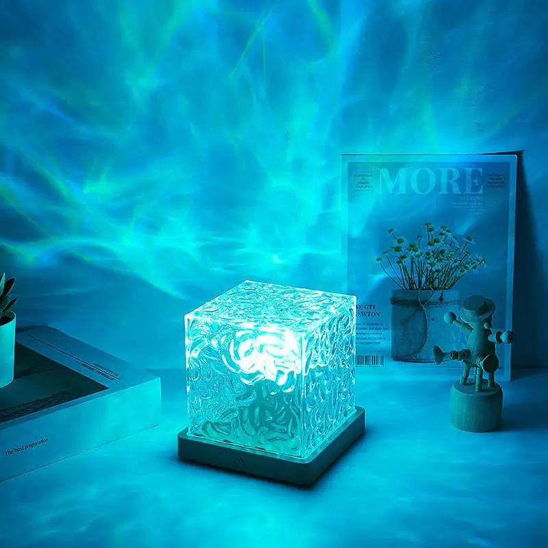 LED Lamp with Aurora Borealis Wave Effects – Energy-Efficient Light Fixture for Relaxation and Tranquil Ambiance 0