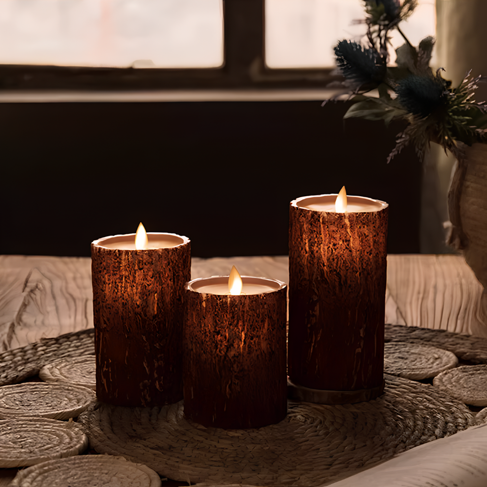 LED Pillar Candles with Flickering Flame Effect – Safe Flameless Battery Operated Candles for Home Decor and Events 9