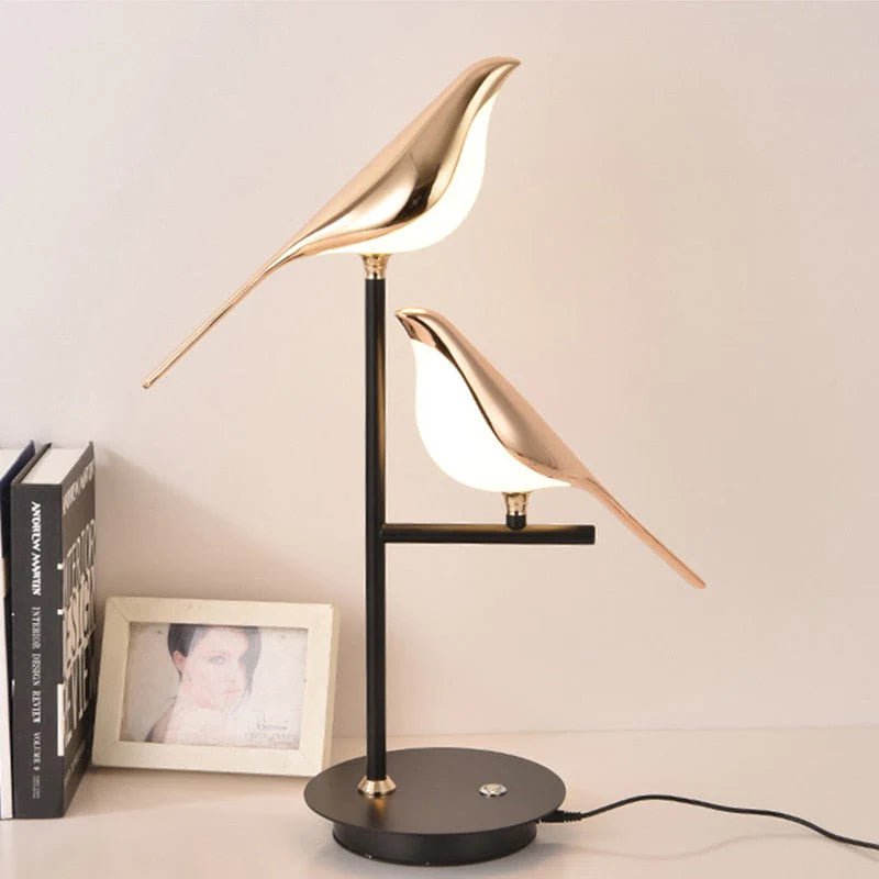 LED Table Lamp with Postmodern Bird Design – Energy-Efficient Bedside or Desk Lamp for Elegant Living Room and Bedroom Lighting 2