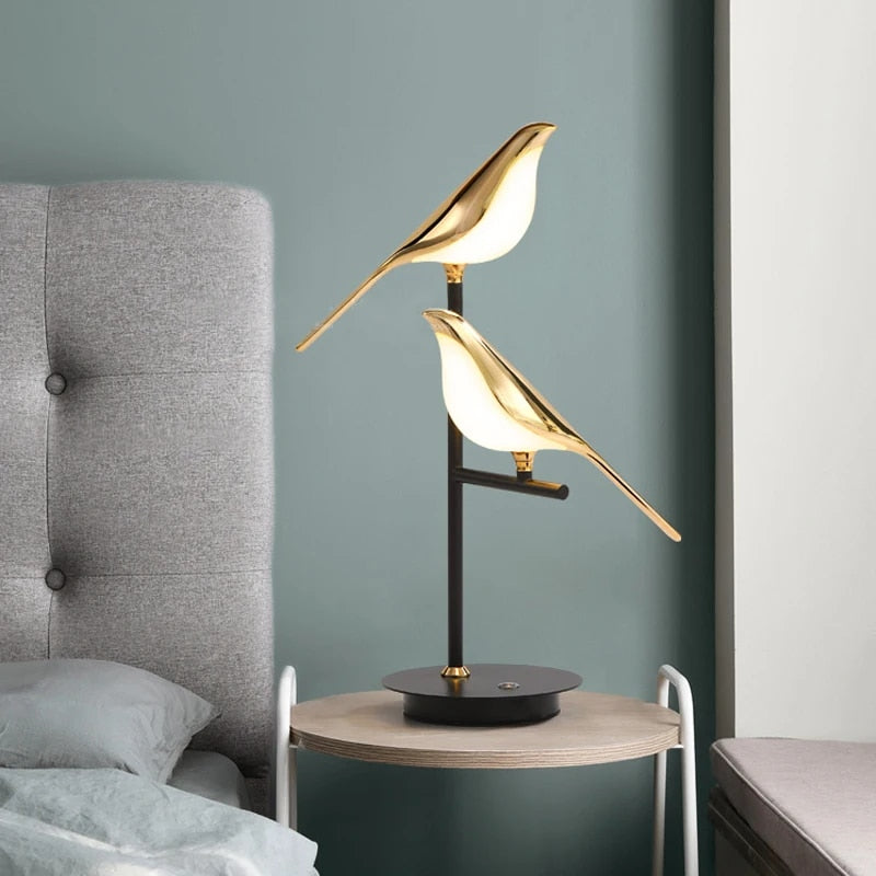 LED Table Lamp with Postmodern Bird Design – Energy-Efficient Bedside or Desk Lamp for Elegant Living Room and Bedroom Lighting 7