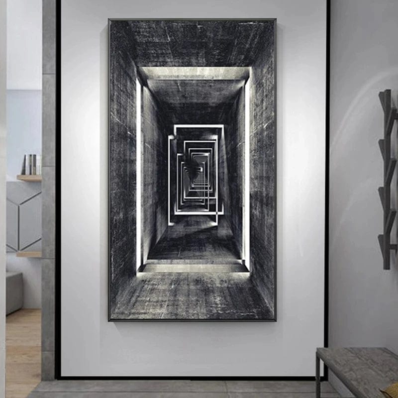 Limited Edition Art Print - Haunting Tunnel Artwork Through the Void β High-Quality Color Print on Museum-Quality Paper 0
