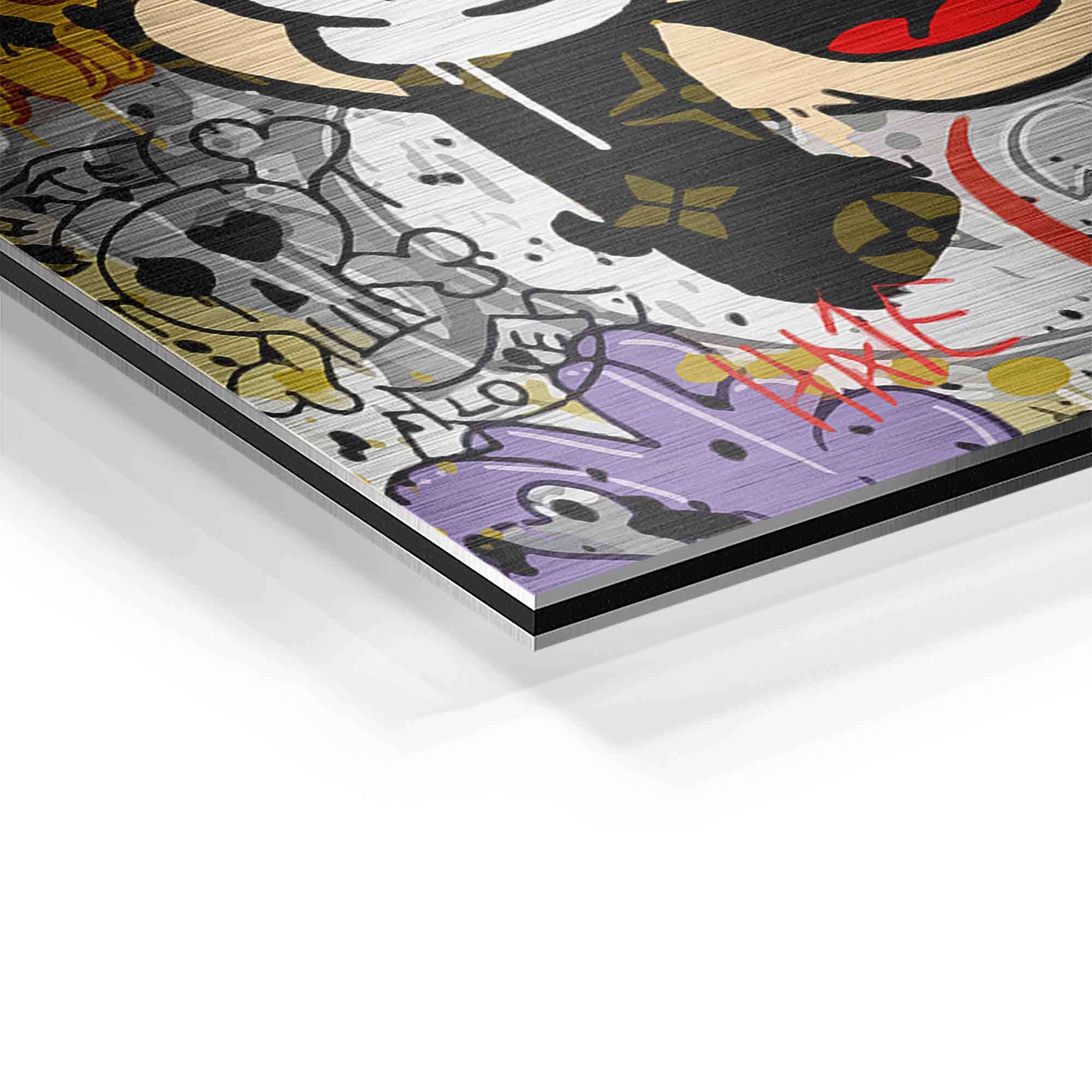 Love & Hate Fine Art Print – High-Quality Art Paper, Ready to Hang, Unique Mickey Mouse Design 6