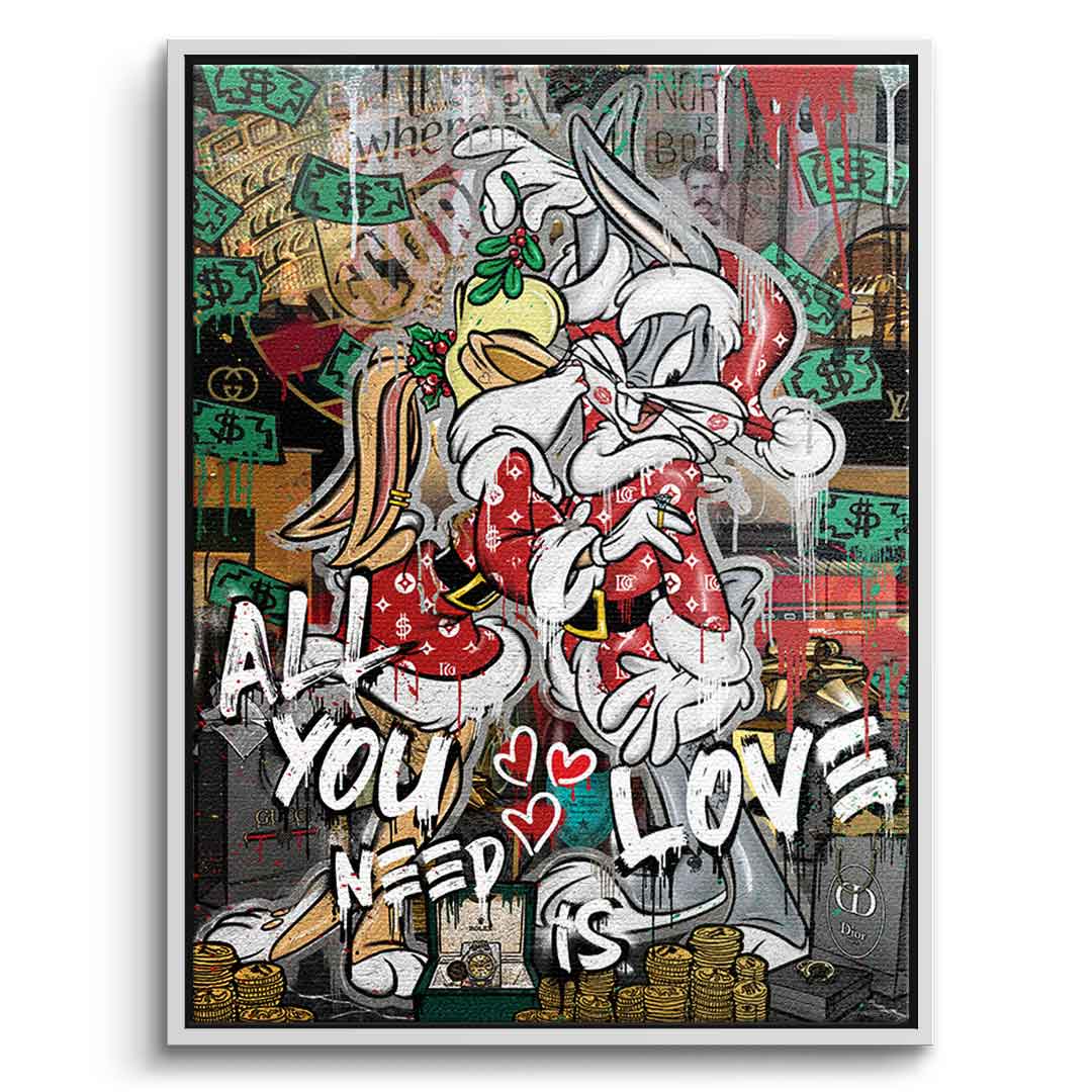 Lovely Bunny Canvas Wall Art – Limited Edition Ready to Hang Prints with Certificate of Authenticity 6