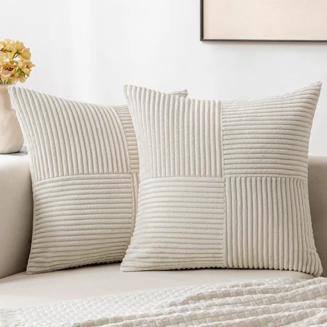 Luxury Decorative Cushion 45x45 cm Plush Pillow with Hidden Zipper - Perfect for Couch and Bed, Stylish Scatter Cushion