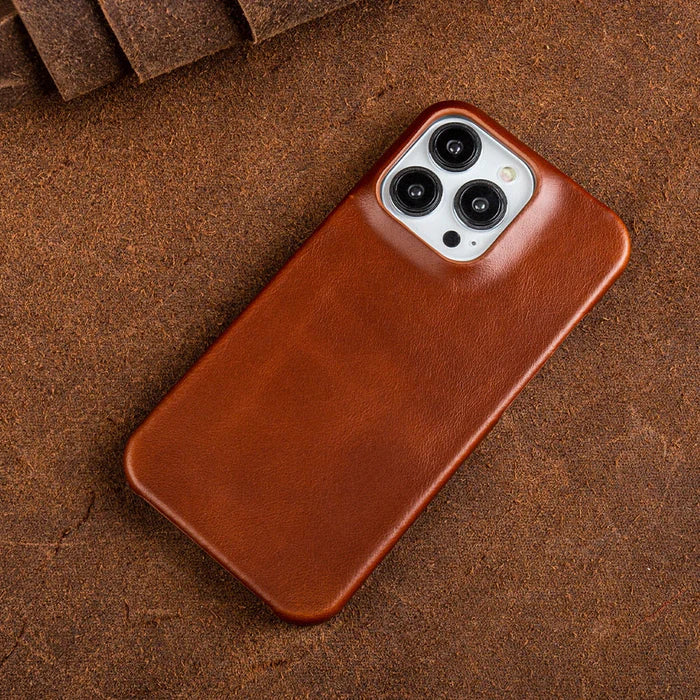 Magsafe Wireless Magnetic Leather Phone Case