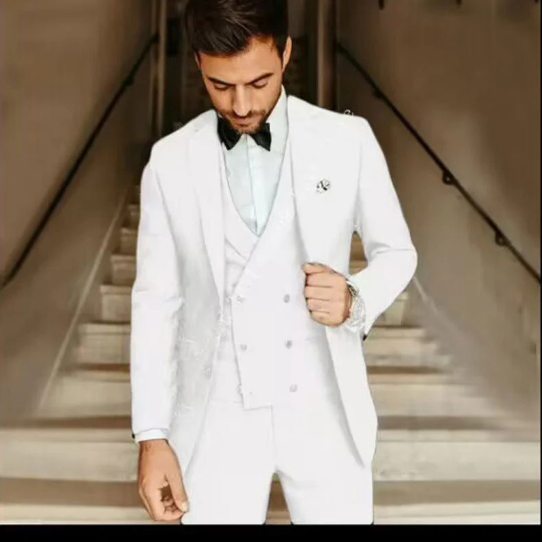 Men’s Relaxed Fit 3-Piece Formal Guest Suit