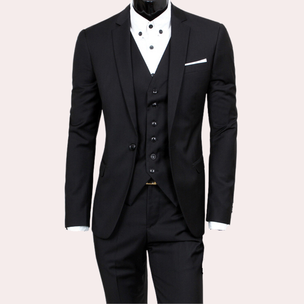 Men’s Single Breasted 3-Piece Wedding Guest Suit