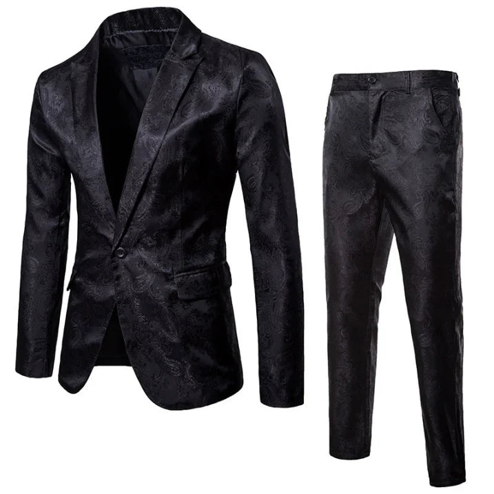 Men’s Stylish 2-Piece Wedding Guest Suit