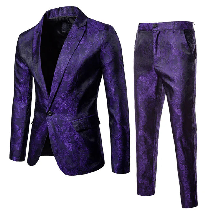 Men’s Stylish 2-Piece Wedding Guest Suit