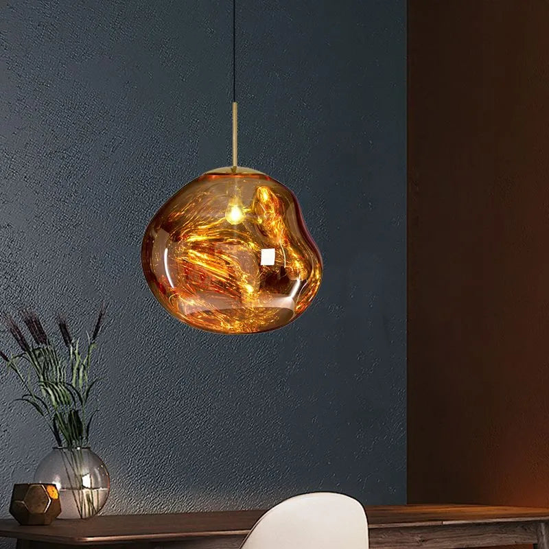 Milo Pendant Light – Organic Design with Warm LED Illumination for Bedrooms, Dining Rooms, and Living Areas 11