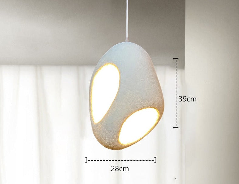 Minimalist Pendant Light in Resin with Adjustable LED Color Temperature for Kitchen and Home Decor 0