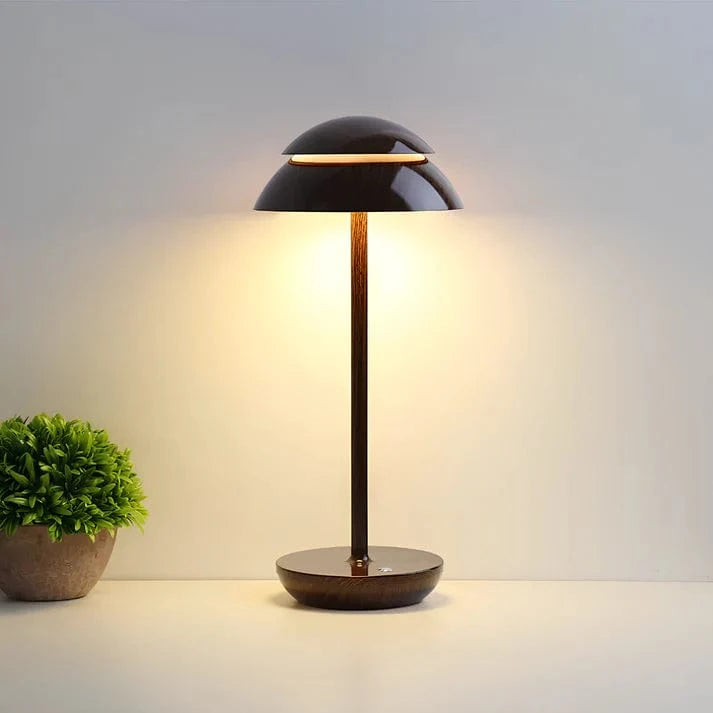 Modern Cordless Rechargeable Table Lamp with Touch Control Dimming – Scandinavian Design Bedside Lamp for Elegant Lighting