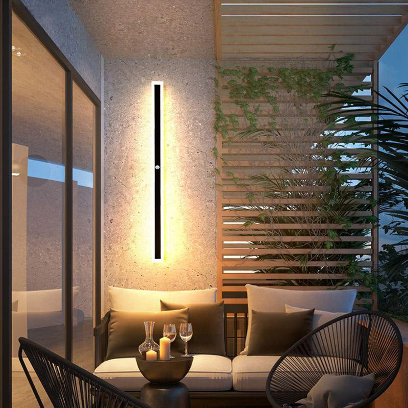 Modern Black Outdoor Wall Lamp – Dimmable LED Exterior Wall Lights with IP65 Weather Resistance for Garden 13