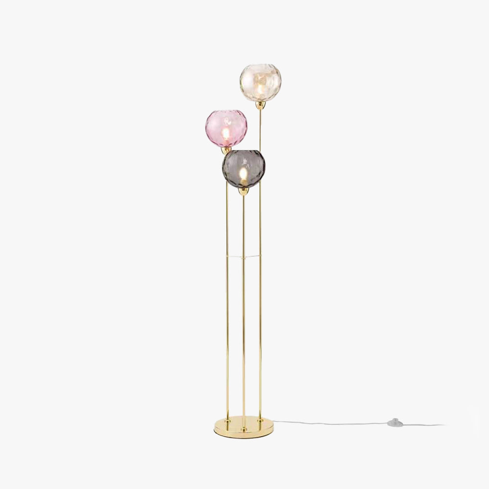 Modern Bubble Floor Lamp in Metal and Glass – Stylish Standing Lamp for Living Room and Bedroom 1