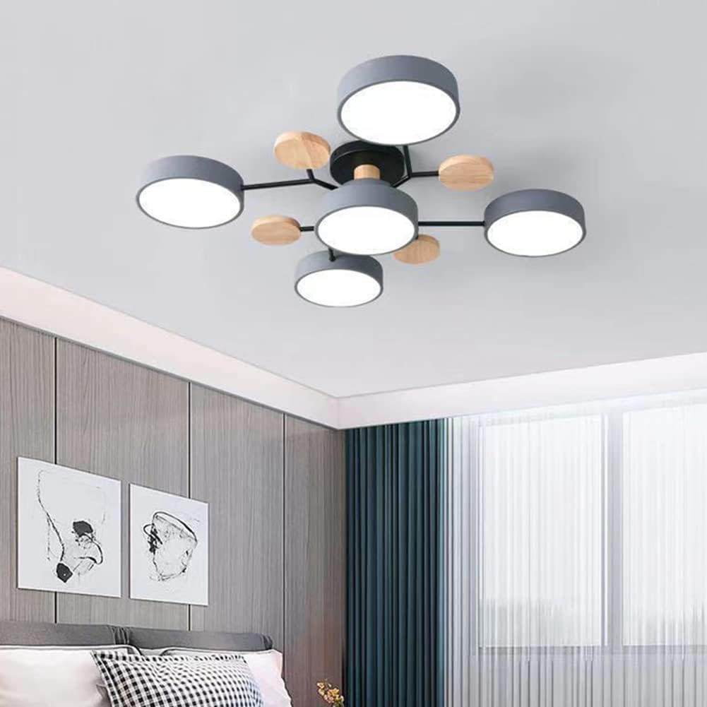 Modern Circular LED Ceiling Light Fixture – Energy Efficient Flush Mount Design for Living Room, Dining Room, and Hallways 22