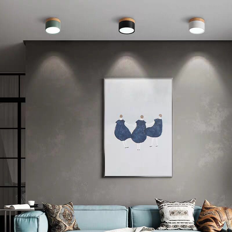 Modern Dimmable LED Ceiling Spotlight - Adjustable Brightness for Living Room, Bedroom, and Versatile Illumination 3