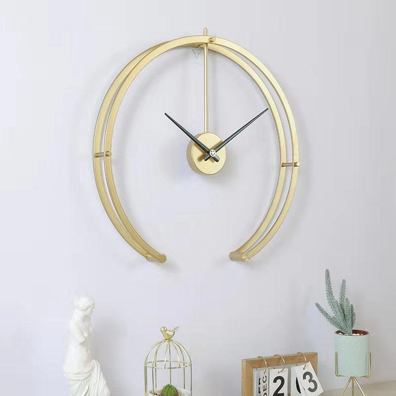 Modern Gold Wall Clock 50 cm & 60 cm β Unique Minimalist Wall Clock Decor for Stylish Home Interiors 1