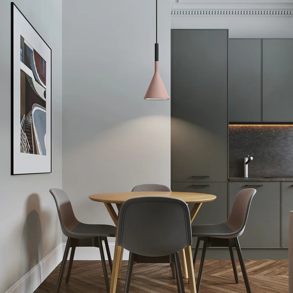 Modern Industrial Cement Pendant Light – Adjustable Hanging Light for Kitchen and Dining Decor 6