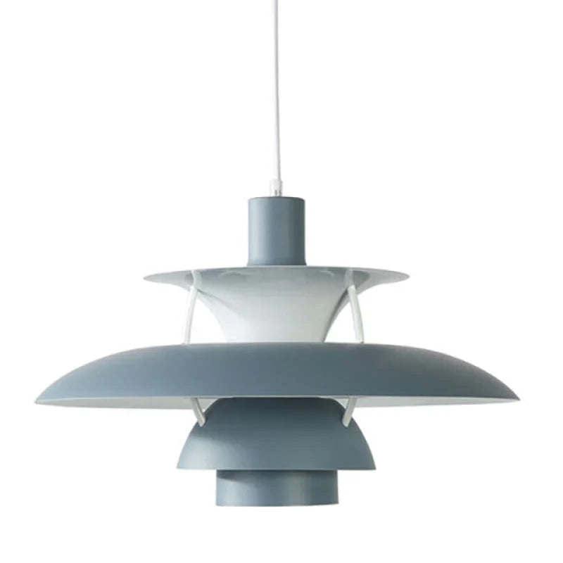 Modern LED Pendant Light with Colorful Metal Shade for Kitchen, Dining, or Living Room - Indoor Hanging Light Fixture 12