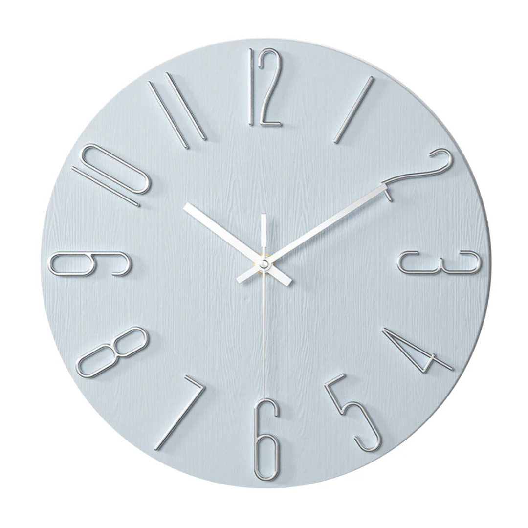 Modern Minimalist Wall Clock 30 cm β Silent Quartz Clock for Living Room Decor 6