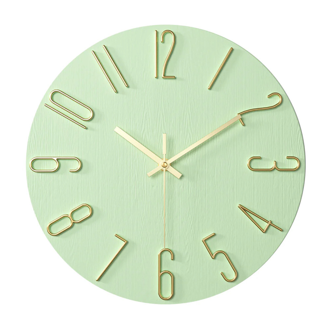Modern Minimalist Wall Clock 30 cm β Silent Quartz Clock for Living Room Decor 8