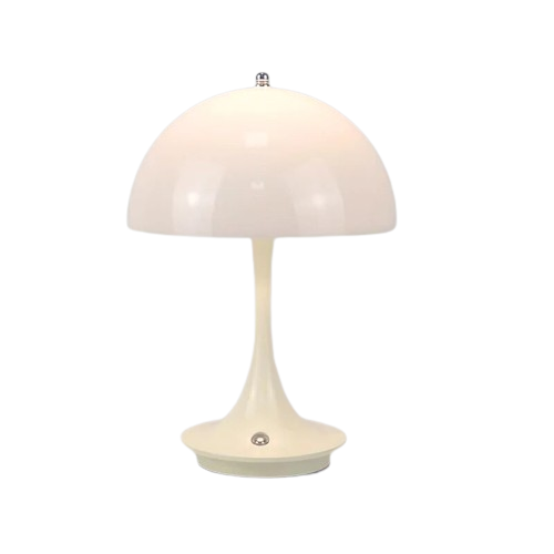 Modern Mushroom Mimic LED Table Lamp with Touch-Dimming and Adjustable Color Temperature - Cordless Battery Operated Design 8