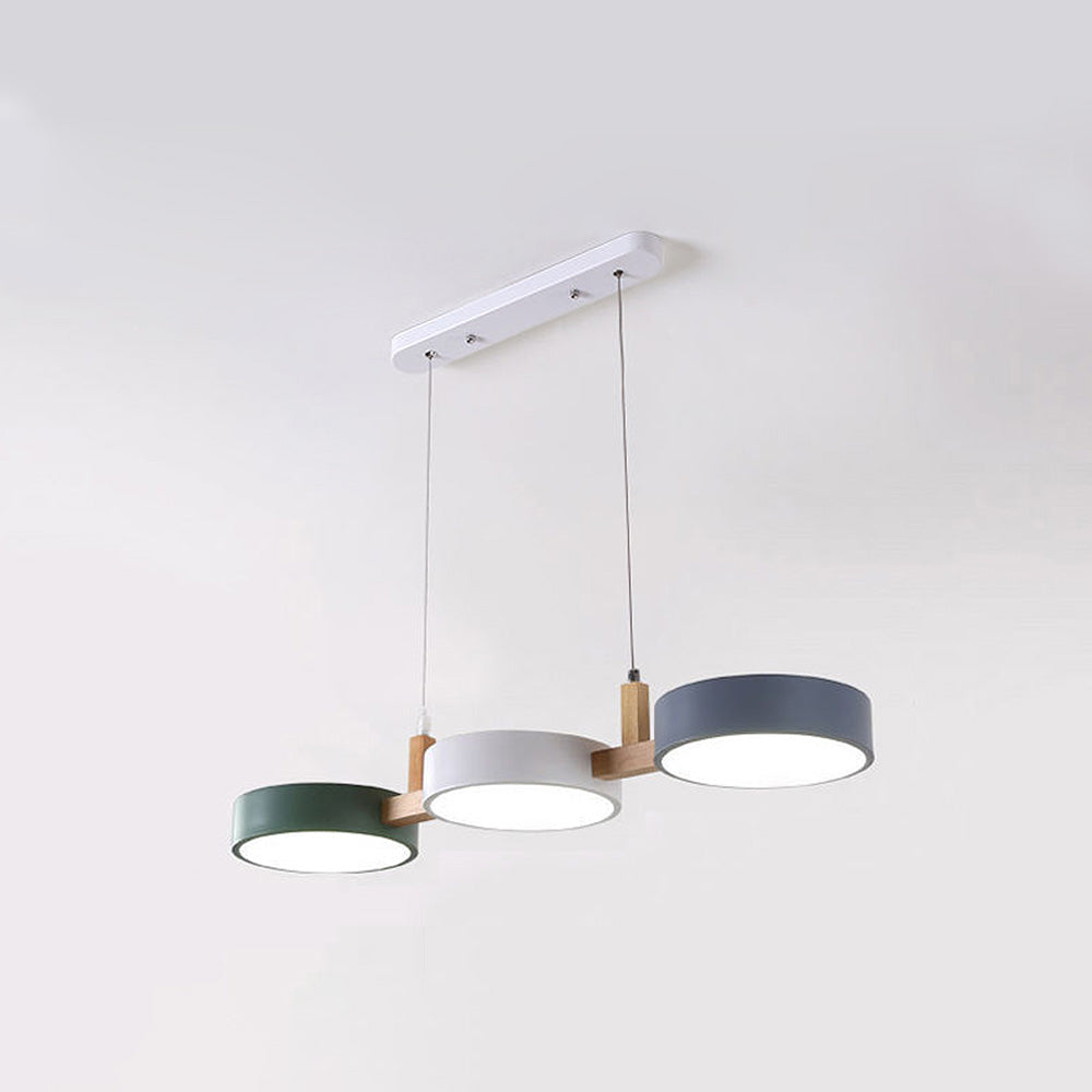 Modern Nordic Flush Mount Ceiling Light Fixture with 3 LED Panels for Kitchen and Dining Room 7