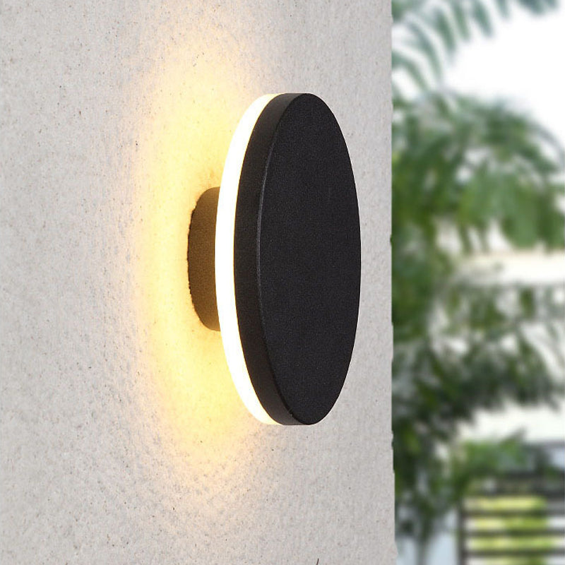 Modern Outdoor Wall Lamp - Black LED Exterior Wall Light, Weather-Resistant, Minimalist Design, Smart Enabled, Easy Installation 17