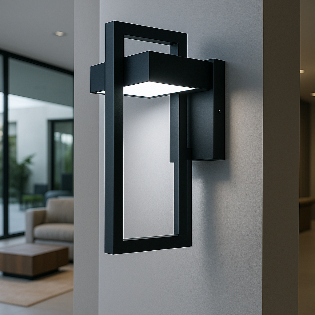 Modern Outdoor Wall Lamp – Stylish Exterior Wall Light with Integrated LED for Patios and Gardens 5
