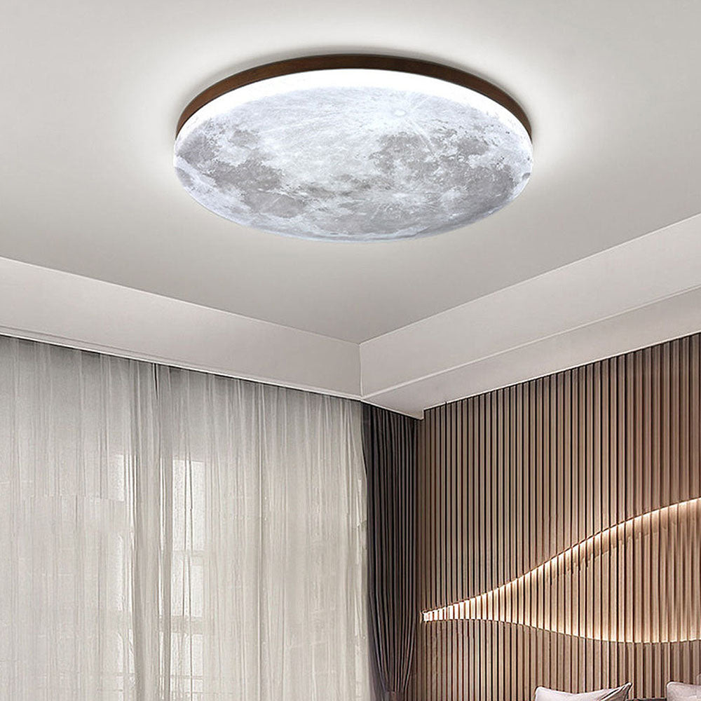 Modern Round LED Ceiling Light Fixture – Minimalist Design with Soft Warm Glow, Energy Efficient Flush Mount Ceiling Light 12