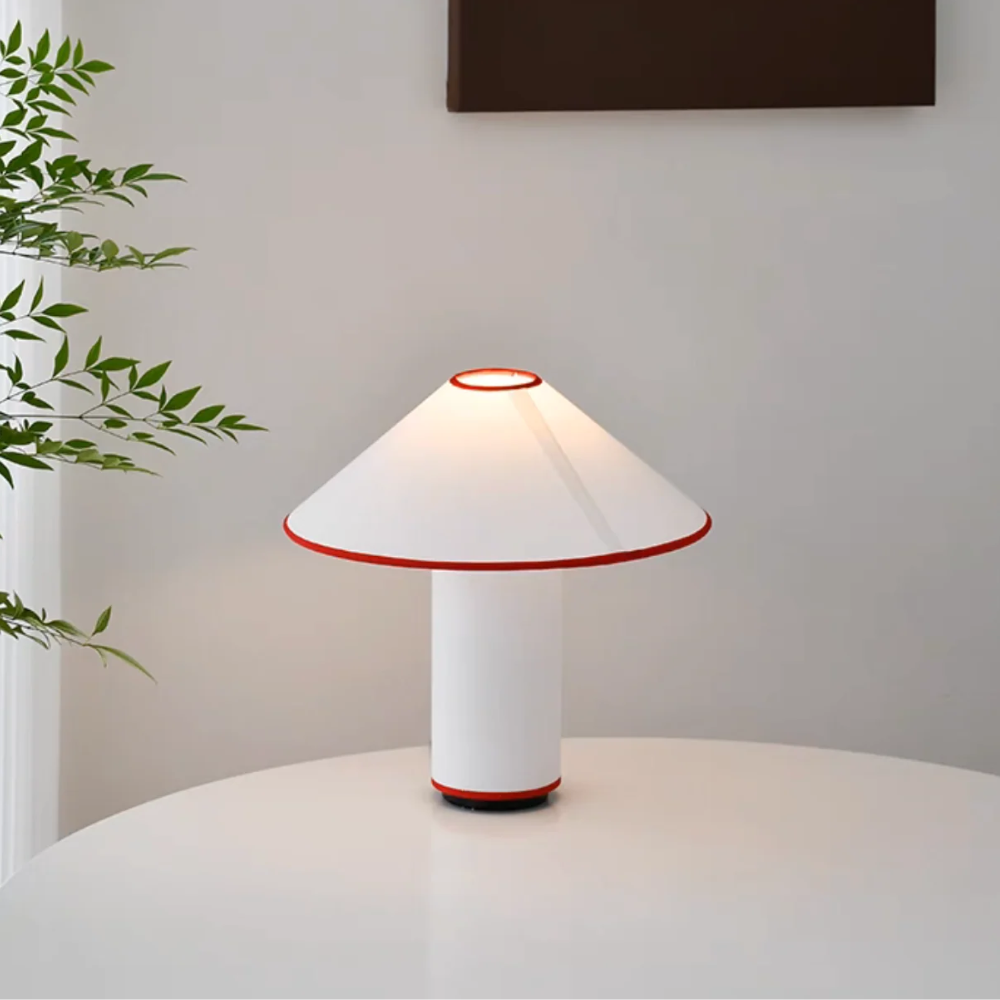 Modern Sculptural Table Lamp – Elegant Bedside Table Lamp for Living Room and Bedroom with Soft Luminosity 1