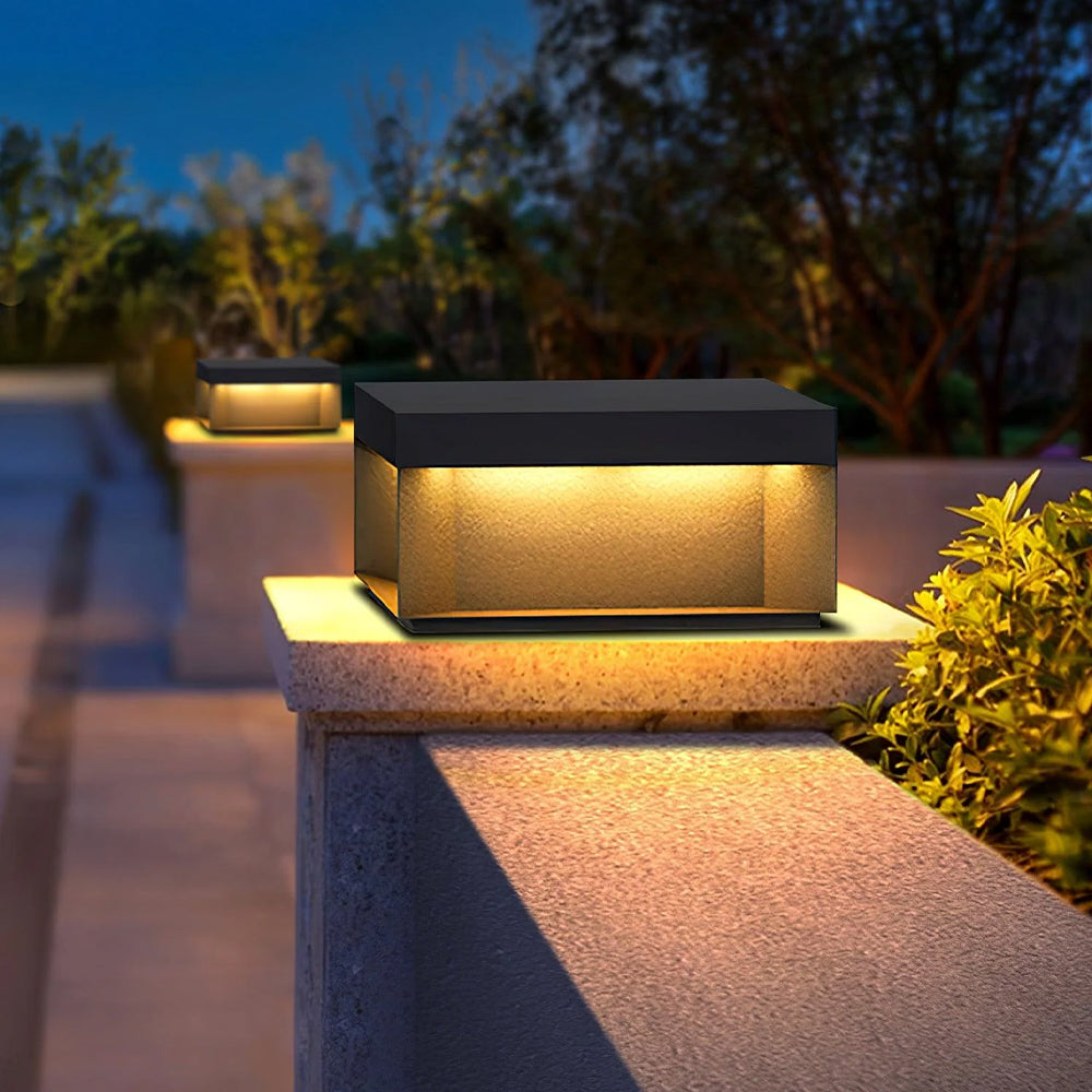Modern Solar Outdoor Post Lamp – Weather-Resistant LED Garden Lights for Pathways and Driveways 0