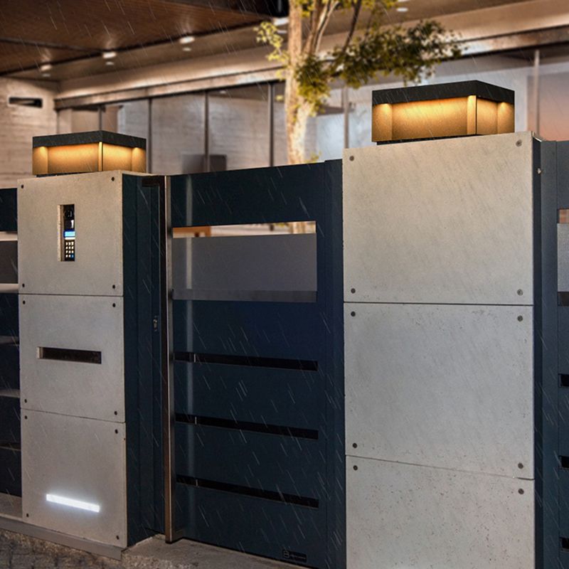 Modern Solar Outdoor Post Lamp – Weather-Resistant LED Garden Lights for Pathways and Driveways 6