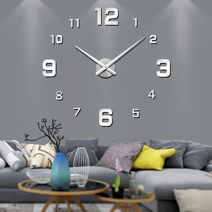 Modern Wall Clock Decor – Original Design Stylish Timepiece for Home and Office, Silent Quartz Mechanism 5