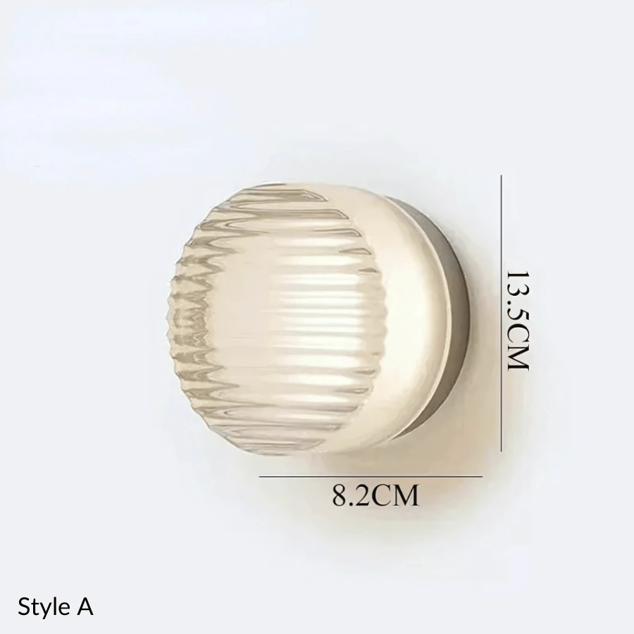 Modern Wall Light with Integrated LED β 7 Unique Styles for Elegant Interiors, Metal and Glass Design, Indoor Use 0