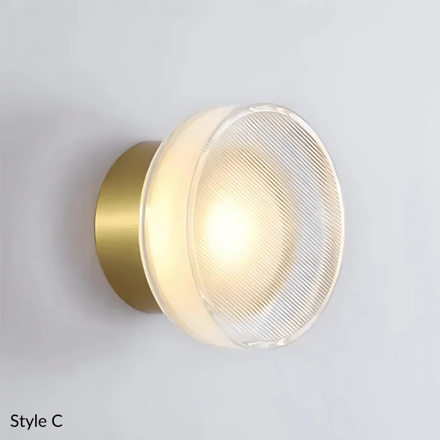 Modern Wall Light with Integrated LED – 7 Unique Styles for Elegant Interiors, Metal and Glass Design, Indoor Use 14